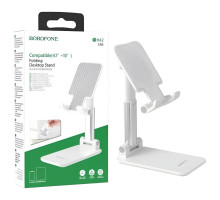 Холдер BOROFONE BH42 Lite Star, ABS-пластик і силікон, від 0° до 180°, від 4.7 до 10 дюймів, білий