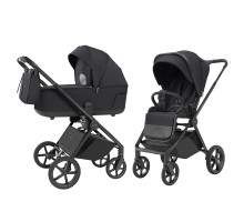 Універсальна коляска-книжка CARRELLO Ultra CRL-6527 2в1 Basalt Black