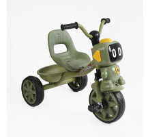 Триколісний велосипед BS-50570  "Best Trike", EVA колеса 10"/8", сталева рама, УКРАЇНСЬКЕ ОЗВУЧУВАННЯ, кошик, в коробці