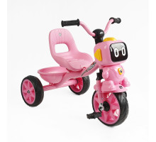 Триколісний велосипед BS-60413   "Best Trike", EVA колеса 10"/8", сталева рама, УКРАЇНСЬКЕ ОЗВУЧУВАННЯ, кошик, в коробці