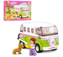 Конструктор Sluban Girl's Dream Мікроавтобус на 158 деталей (M38-B0523)