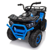 Дитячий електроквадроцикл Bambi Racer M 6127EBLR-4(24V) з шкіряним сидінням, EVA-колесами та Bluetooth