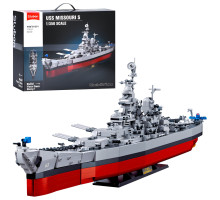 Конструктор Sluban Військовий корабель на 1739 деталей 1:350 (M38-B1291)