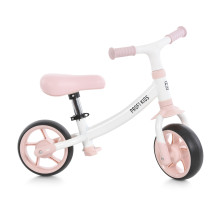 Біговел MBB 1040 Pink, біло-рожевий, сталева рама, EVA-колеса 10", для дітей 2–5 років
