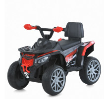 Дитячий електричний квадроцикл Bambi Racer M 6125EBLR-3, до 3 км/год, 6V/800mA, екошкіра, червоний