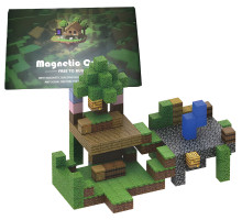 Магнітний конструктор Minecraft "Ліс" на 216 деталей (MRA-H064)