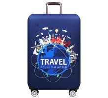 Чохол на валізу Travel розміру L синій (MRA-25-18)