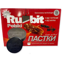Інсектицид від тарганів Rubit (Рубіт) Polski пастки 6 шт