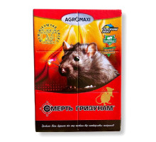 Родентицид Смерть гризунам клейова пастка 12×17 см, 65 г (Агромаксі)