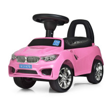 Дитяча каталка-толокар Bambi Racer з музикою та світлом рожева (M 3147B-8)