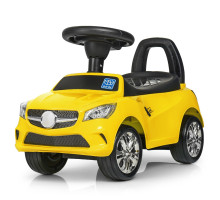 Дитяча каталка-толокар Bambi Racer з музикою та світлом жовта (M 3147C-6)