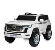 Електромобіль джип Toyota Land Cruiser M 6146EBLR-1 з пультом управління білий
