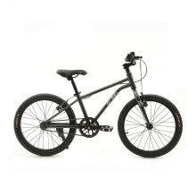 Велосипед MB 20LIGHTY DARK GREY, 20 дюймів, підніжка, дзвоник, захист ланцюга, чорний