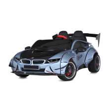 Дитячий електромобіль M 5820EBLRS-12(24V), MP3, USB, TF, BLUETOOTH, EVA, шкіра, музика, світло, блакитний