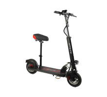 Електросамокат Best Scooter BS-10588 з сидінням, 800 Вт, акумулятор 48V13Ah, складаний, літієвий, чорний
