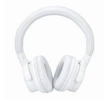 Навушники A53-BT, Bluetooth, складана конструкція, пластик, м’які амбушюри, до 6 годин роботи, білі
