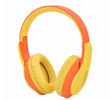 Навушники FG231109032P-1, LED-підсвічування, до 5–8 годин, до 10 метрів, Bluetooth, жовто-помаранчеві