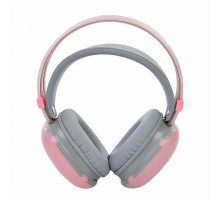 Навушники FG240430010Q, LED-підсвічування, до 6–8 годин роботи, вбудований акумулятор, Bluetooth, червоний з сірим