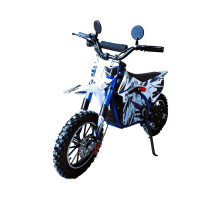 Дитячий електричний мотоцикл-пітбайк Corso SE-557036, 1000W, акумулятор 48V 12Ah, для дітей та підлітків, синій