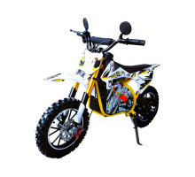 Дитячий електричний мотоцикл-пітбайк Corso SE-124806, 1000W, акумулятор 48V 12Ah, для дітей та підлітків, жовтий
