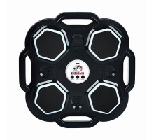 Боксерський набір MS 4650 з акумулятором, 3 режимами швидкості, Bluetooth, підсвіткою та музикою, чорно-білий