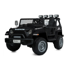 Дитячий електромобіль джип Bambi Racer M 6108EBLR-2 (24V) з двомісним сидінням з екошкіри, чорний