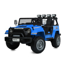 Дитячий електромобіль джип Bambi Racer M 6108EBLR-4 (24V) з двомісним сидінням з екошкіри, синій