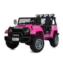 Дитячий електромобіль джип Bambi Racer M 6108EBLR-8 (24V) з двомісним сидінням з екошкіри, рожевий