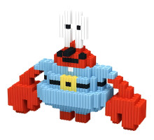 Дитячий конструктор Magic Blocks Містер Крабс на 560 деталей (ZK-34)