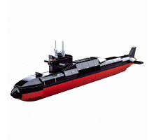 Конструктор SLUBAN M38-B0703 «Підводний човен» 1:450, 269 деталей, довжина моделі 35 см, різнокольоровий