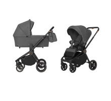 Універсальна коляска-книжка CARRELLO Epica CRL-8510/1 2в1 Iron Grey