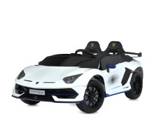 Дитячий електрокар Lamborghini M‑6026EBLR‑1, 12V, одномісний, зі шкіряним сидінням, Bluetooth