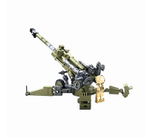 Конструктор SLUBAN M38-B0890 Зенітна установка, 258 деталей, з фігурками, військова техніка