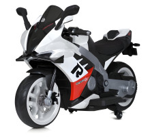 Дитячий електричний мотоцикл Ducati на акумуляторі з USB музикою та додатковими колесами Bambi M 6013EL-1(24V)