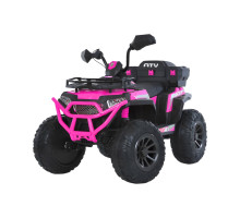 Дитячий електроквадроцикл Bambi M 6132EBLR-8 12V, пульт, EVA, шкіра