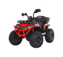 Дитячий електроквадроцикл Bambi M 6132EBLR-3 12V, пульт, EVA, шкіра