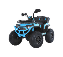 Дитячий електроквадроцикл Bambi M 6132EBLR-4 12V, пульт, EVA, шкіра