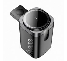 Настільний зарядний пристрій HOCO CQ20A Clever PD65W 6‑в‑1, бездротовий, EU