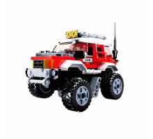 Конструктор SLUBAN M38-B0663B Джип із фігуркою, 145 деталей — розвиваючий ігровий набір для дітей від 6 років