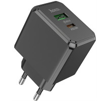 Мережевий зарядний пристрій HOCO CS14A PD20W+QC3.0 з двома портами USB-A та USB-C, підтримкою швидкої зарядки