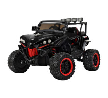Дитячий електромобіль-джип M 3804EBLR-2-3 Bambi Racer 4×45W з пультом, шкіряним сидінням та EVA-колесами, чорний