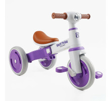 Триколісний велосипед Best Trike LB-10571 з батьківською ручкою, фіолетовий