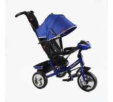 Велосипед трьохколісний Best Trike 68-640 з музичною фарою та USB, синій