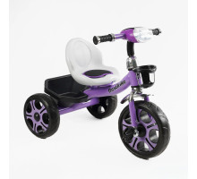 Триколісний велосипед Best Trike BS-27102 з фарою та кошиком, фіолетовий