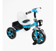Дитячий триколісний велосипед Best Trike BS-24513 з фарою та кошиком, блакитний