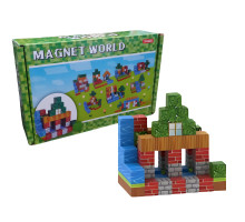 Магнітний конструктор Magnet World Хатинка на 64 деталі (TB11)