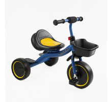 Дитячий триколісний велосипед Best Trike BS-45602 зі світлом і музикою, синій