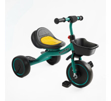Дитячий триколісний велосипед Best Trike BS-47603 зі світлом і музикою, зелений