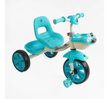 Дитячий триколісний велосипед Best Trike BS-60985 зі світлом і музикою, блакитний