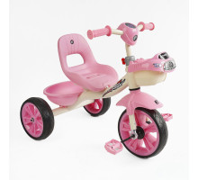 Дитячий триколісний велосипед Best Trike BS-60720 зі світлом і музикою, рожевий